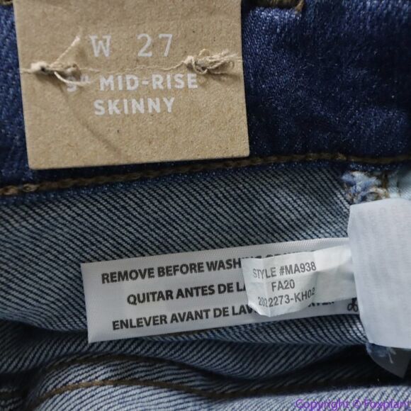 NEW Madewell 9" Mid-Rise Skinny Jeans in Orland Wash: TENCEL™ Denim‎ 27 - Picture 12 of 15